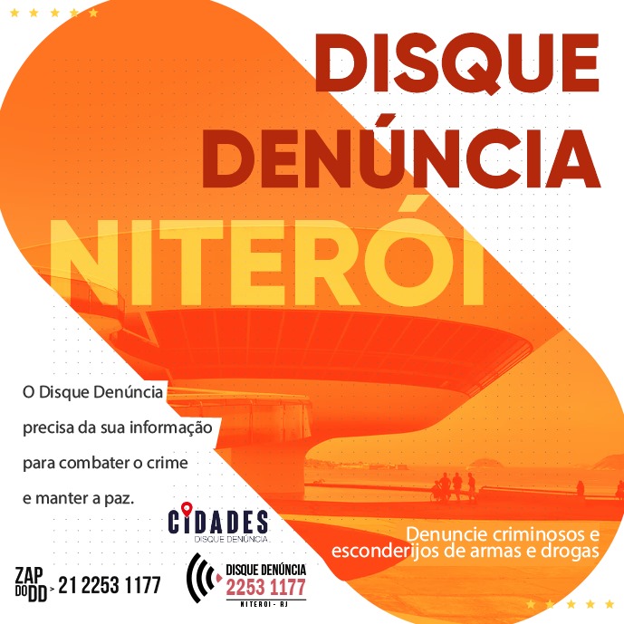 Disque Denúncia e Prefeitura de Niterói, juntos na luta contra o crime